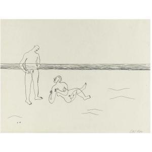 CALDER Alexander 1898-1976,COUPLE ON THE BEACH,1930,Sotheby's GB 2009-11-12