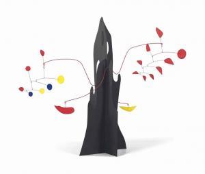 CALDER Alexander 1898-1976,Crag with Yellow Boomerang and Red Eggplant,Christie's GB 2016-02-11