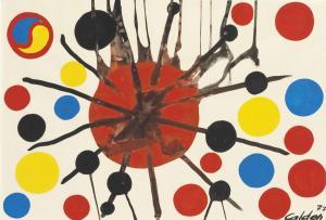 CALDER Alexander 1898-1976,Humide,1972,Christie's GB 2012-11-15