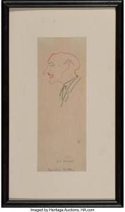 CALDER Alexander 1898-1976,Portrait of Bob Howard,1926,Heritage US 2018-05-24