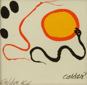 CALDER Alexander 1898-1976,serpenti,1971,Fabiani Arte IT 2007-12-08