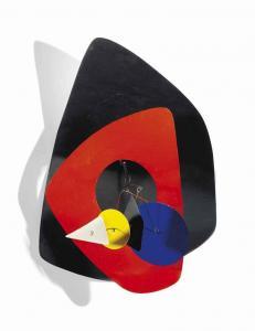 CALDER Alexander 1898-1976,Trois cercles, bleu, jaune, rouge,1972,Christie's GB 2015-06-30