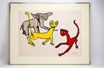 CALDER Alexander 1898-1976,Two Lions and an Elephant,Harlowe-Powell US 2012-04-14