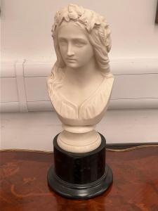 CALDER MARSHALL William 1813-1894,bust Ophelia,TW Gaze GB 2022-08-23