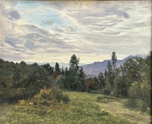 CALDERINI Marco 1850-1941,LA ROCHE, ALTA SAVOIA,Trend Auction IT 2024-04-16