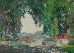 CALHOUN S(chureman) 1884-1950,c.1947; watercolor, 14,1947,Treadway US 2004-06-05