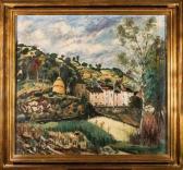 CALIGIANI Alberto 1894-1973,Paesaggio toscano in autunno,1939,Gonnelli IT 2019-02-04