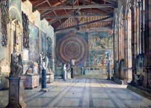 CALIGO Domenico 1838-1911,Interior of the Palazzo Pitti, Florence,1867,Gorringes GB 2019-06-25