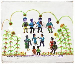 CALISTE Canute 1914-2005,Cudreal dance in Carriacou,1997,Ewbank Auctions GB 2021-10-28