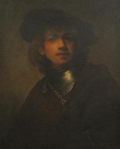CALISTRI PUTTORE Mario 1800-1900,Self-portrait after Rembrandt van Rijn,Gorringes GB 2012-02-01