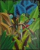 CALIXTES Alix George,Parrots,Kodner Galleries US 2015-08-05