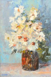 CALLAGHAN ROBERT JAMES 1900-1900,Still Life with White Flowers,20th century,Walker's CA 2018-04-11
