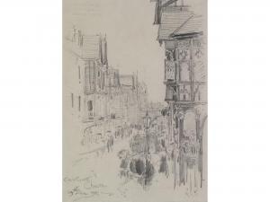CALLCOTT HORSLEY GERALD 1882-1915,'East Gate, Chester',1894,Capes Dunn GB 2014-03-25