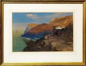 CALLCOTT William Joseph 1843-1890,Figures by ruins overlooking the sea,1869,Rosebery's GB 2015-06-30