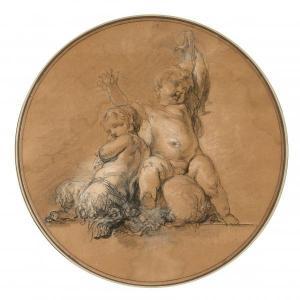 CALLET Antoine Francois 1741-1823,Un enfant faune et un amo,Artcurial | Briest - Poulain - F. Tajan 2022-09-21