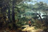 CALLOW Benjamin 1851-1869,A Woodland Walk,Warren & Wignall GB 2020-11-25