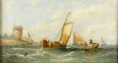 CALLOW George D 1822-1878,THE FISHING FLEET OFF THE COAST,Mellors & Kirk GB 2018-03-07