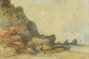 CALLOW William 1812-1908,Fisherman on a rocky shoreline,Bellmans Fine Art Auctioneers GB 2024-03-28