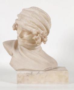 CALONI R 1900-1900,Buste de femme en tenue d'hiver,Campo & Campo BE 2020-12-16