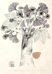 CALTIA Stefan 1942,Tree with Flowers,2016,Artmark RO 2024-02-20