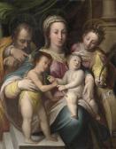 CALVAERT Denys 1540-1619,The Holy Family with the Infant Saint John Baptist,Christie's GB 2008-12-03