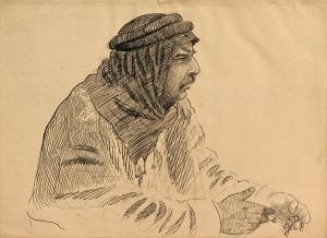 calvin davenport homer,Self portrait in Arabian costume with accompanying,Bonhams 2011-09-18