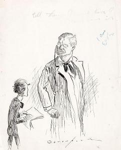 calvin davenport homer 1867-1912,Three cartoons of Teddy Roosevelt,1900,Bonhams GB 2011-06-22