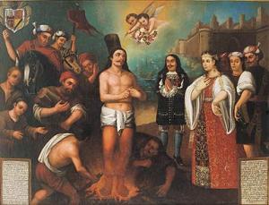 CALVO JOSÉ 1800-1800,Muerte de Don Pedro Guiral, señor de la villa de Diezma,Alcala ES 2006-05-10