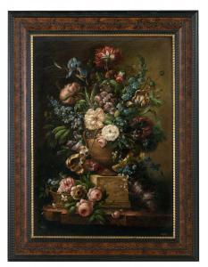 Calzolari Ida 1936,Floral Still Life with Peonies,New Orleans Auction US 2023-01-27