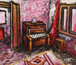 CAMARUT Mihai 1904-1981,Interior with Piano,Artmark RO 2023-09-25