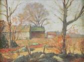 CAMASSAR Gershon 1908-1995,Cow Barns,Winter Associates US 2023-01-16