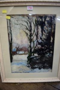 CAMAX ZOEGGER Marie Anne 1881-1952,Winter Landscape,Stride and Son GB 2017-01-27