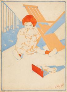 CAMBELLOTTI Duilio 1876-1960,Piccoli amici,1921,Finarte IT 2024-03-26