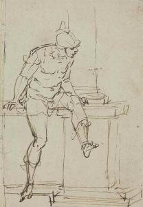 CAMBIASO Luca 1527-1585,A seated warrior,Christie's GB 2016-07-05