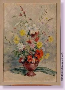 CAMBIER Pierre 1865-1942,Vase de fleurs,VanDerKindere BE 2010-02-23