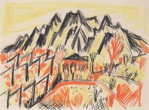 CAMENISCH Paul 1893-1970,Mountain landscape,Nagel DE 2024-02-07