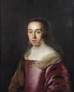 CAMERARIUS Adam 1630-1690,Portrait of a lady, half-length, in a purple dress,Christie's 2013-11-20