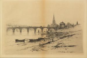 CAMERON David Young 1865-1945,Perth Bridge; Arran,Capes Dunn GB 2024-04-03