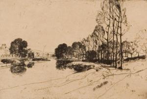 CAMERON David Young 1865-1945,THE LEA AT WARE,McTear's GB 2013-11-14