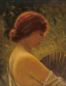 CAMERON John 1828-1876,Girl with Reddish brown hair,Mainichi Auction JP 2023-08-03