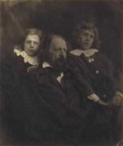 CAMERON Julia Margaret,Alfred, Lord Tennyson with his Sons, Hallam and Li,Swann Galleries 2018-10-18
