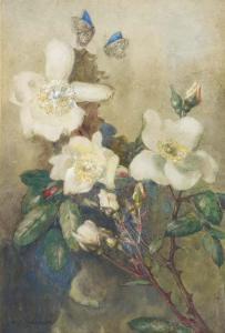 CAMERON Katherine, Kate 1874-1965,WHITE ROSES AND BUTTERFLIES,Lyon & Turnbull GB 2007-11-28