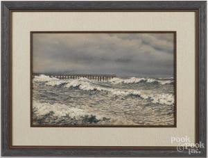 CAMERON Peter Caledonian 1852-1934,Heavy Surf New Jersey,Pook & Pook US 2017-01-16