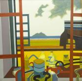 CAMERON ROY MUNRO WALKER 1941-1969,View through a Window,1968,David Duggleby Limited GB 2019-03-15