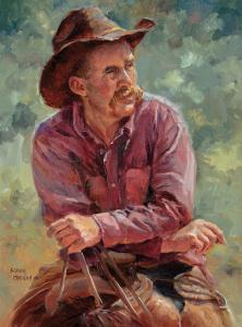 CAMERON Shawn 1950,Portrait of a Cowboy on Horseback,Neal Auction Company US 2019-06-22
