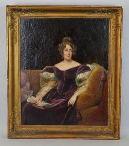 CAMINADE Alexandre François 1789-1862,Portrait de Madame Clara Gandolphe,1834,Morand FR 2023-03-02