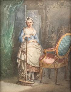 CAMINO Charles 1824-1888,A chambermaid in a parlour,Nagel DE 2022-11-16