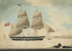 CAMMILLIERI Nicholas 1762-1860,The Brig George Canning,1834,Stahl DE 2023-06-23