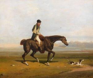 CAMOIN Victor 1824-1856,Cavallier blessé et son chien,Tradart Deauville FR 2010-08-25