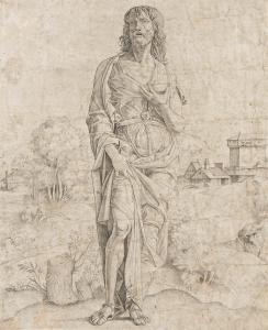 CAMPAGNOLA Giulio 1481-1516,Saint John the Baptist,1505,Swann Galleries US 2022-04-28